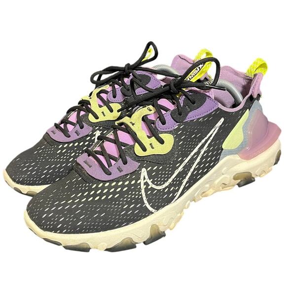 Nike React Vision Gravity Dimsix Shoes Mens 11 Black Purple Sneaker CD4373-002‎ main image 6